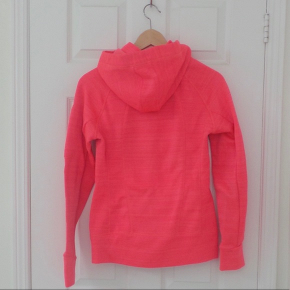 🦩 Neon Coral Active Zip Jacket w/ Hood - Picture 2 of 3